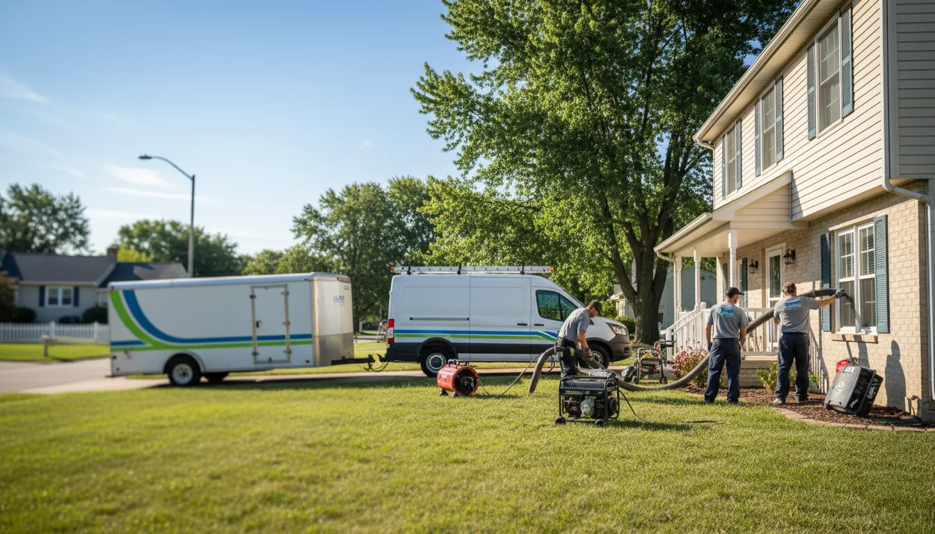 Flooded Basement Restoration And Cleanup With Repair in Rothschild, WI near me